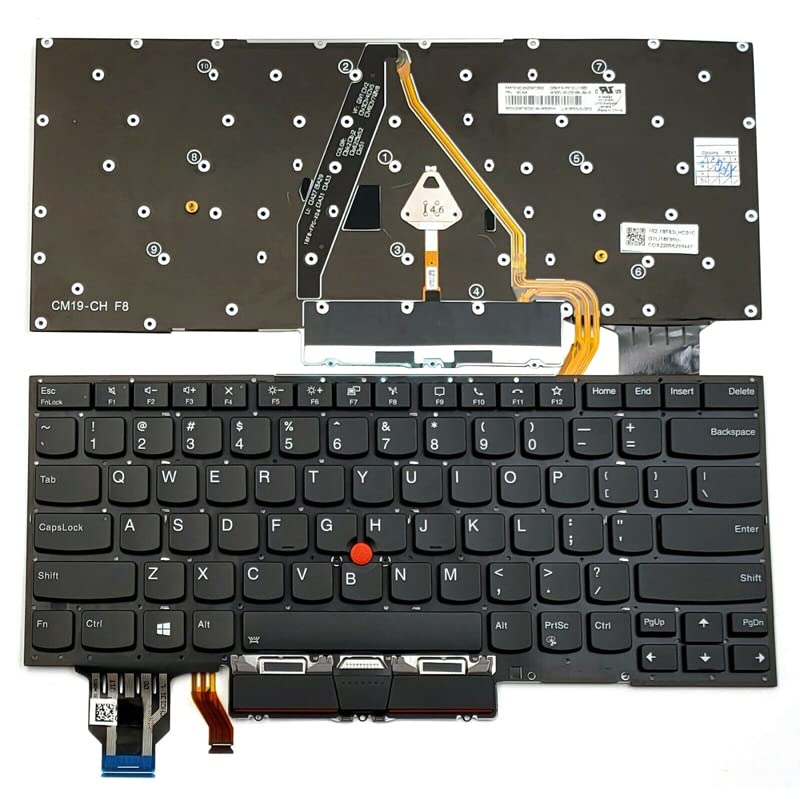 Amazon.com: Laptop Keyboard for Lenovo Thinkpad X1 Carbon 8th Gen